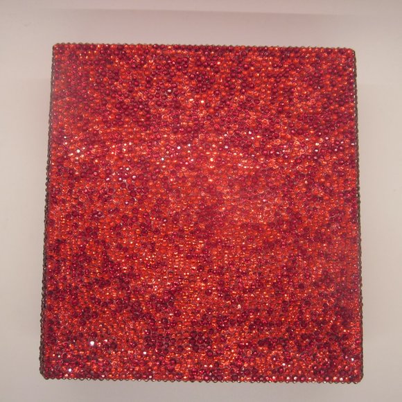 Red Bling Trinket/Cigar Box - Picture 2 of 5